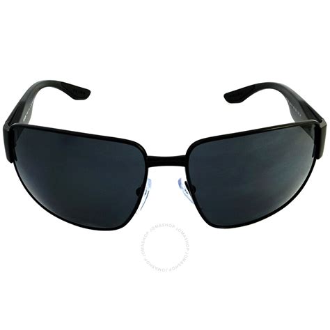 Prada Linea Rossa Polarized Dark Grey Pillow Men's Sunglasses 